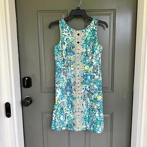 Lilly Pulitzer Ember Sea Oats Escapades Everglade Shift Dress 2‎